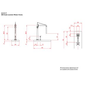 Bachmann 44-0117 OO Gauge Lucston Water Crane